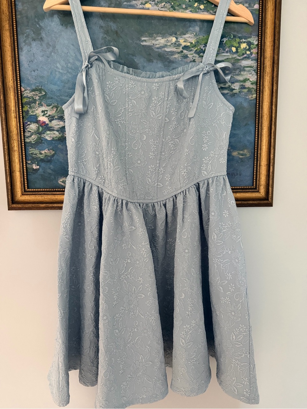 Corset Bow Sleeveless Mini Dress by Trixxi